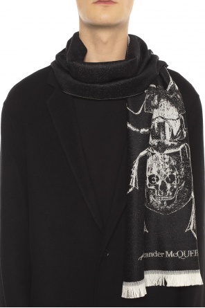 Skull motif scarf, zdjęcie 2 Skull motif scarf od Alexander McQueen